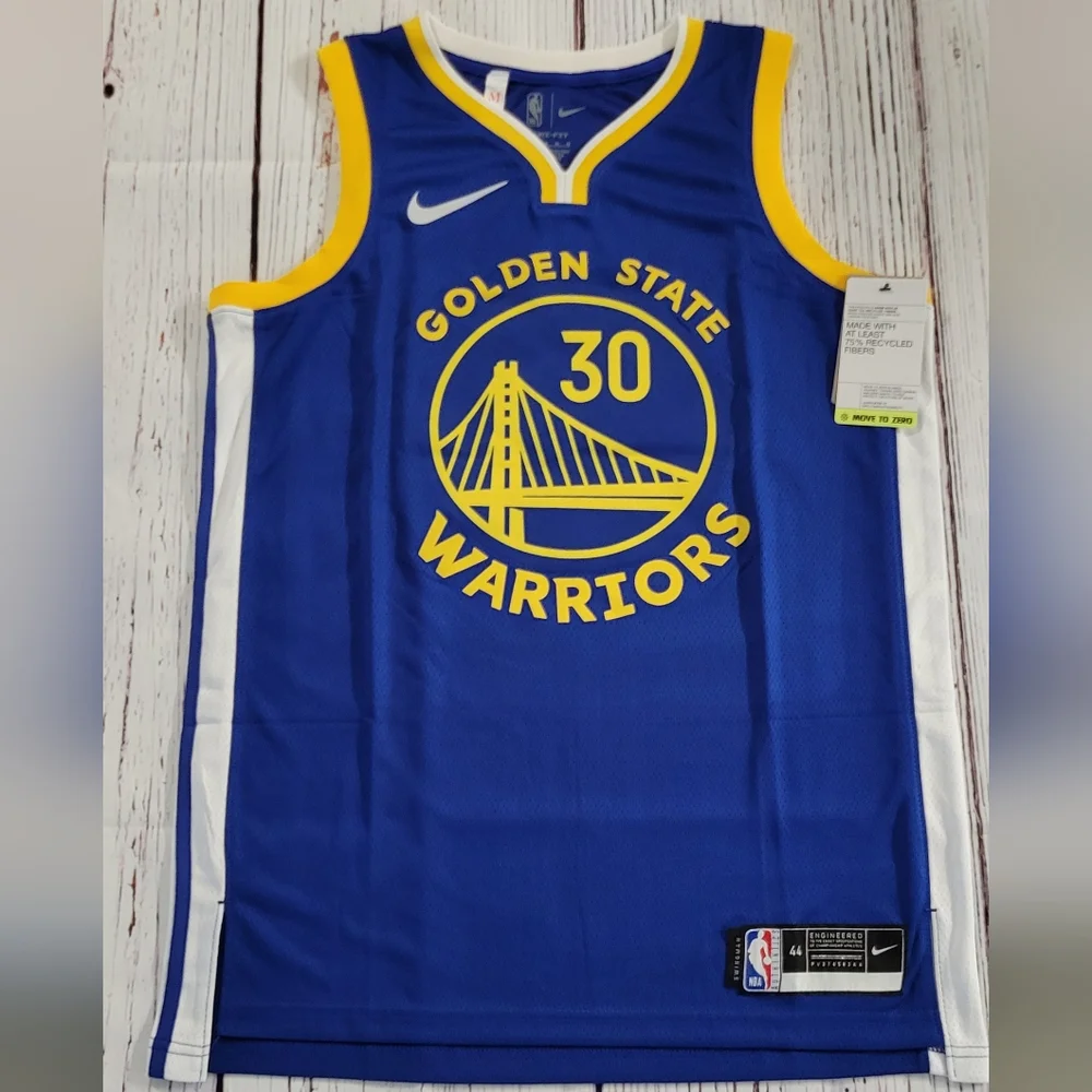 Golden State Warriors Stephen Curry Royal Swingman Jersey - Picture 1 of 5
